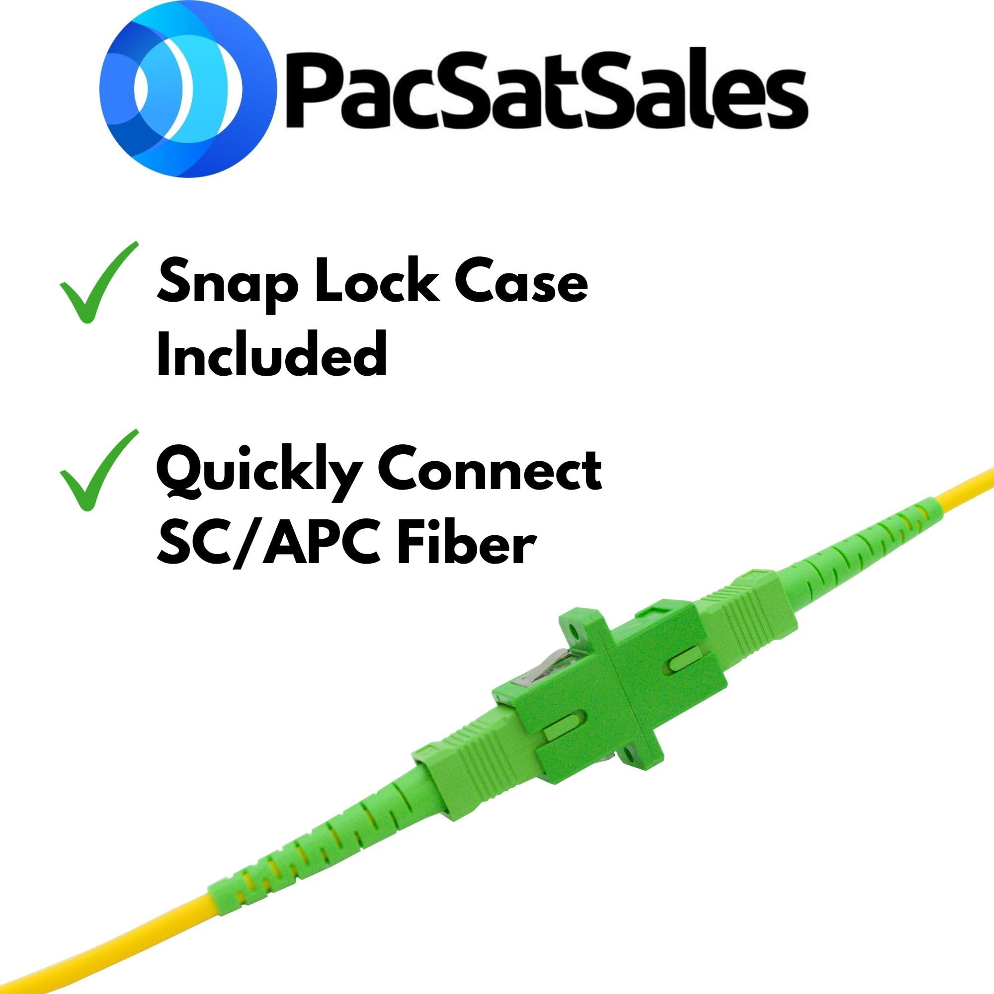 Snapklik.com : SCAPC Fiber Optic Coupler - 5 Pack - SC/APC Fiber ...