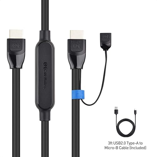 Miniatura 7 de Cable Matters Cable HDMI unidireccional activo de 48 Gbps Ultra HD 8K de 25 pies  24.6 ft con HDR para PS5, Xbox Series XS, RTX3080  3090, RX