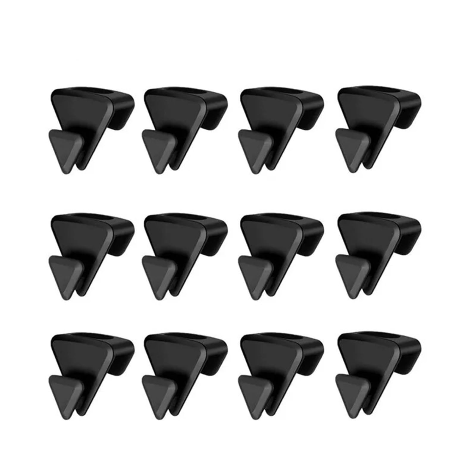 Clothes Hanger Connector Hooks 30pcs Triangle Multi-function Plastic Hanger Link Stackable Folding Hook Wardrobe Clothing Storage Rack for Wardrobe Storage