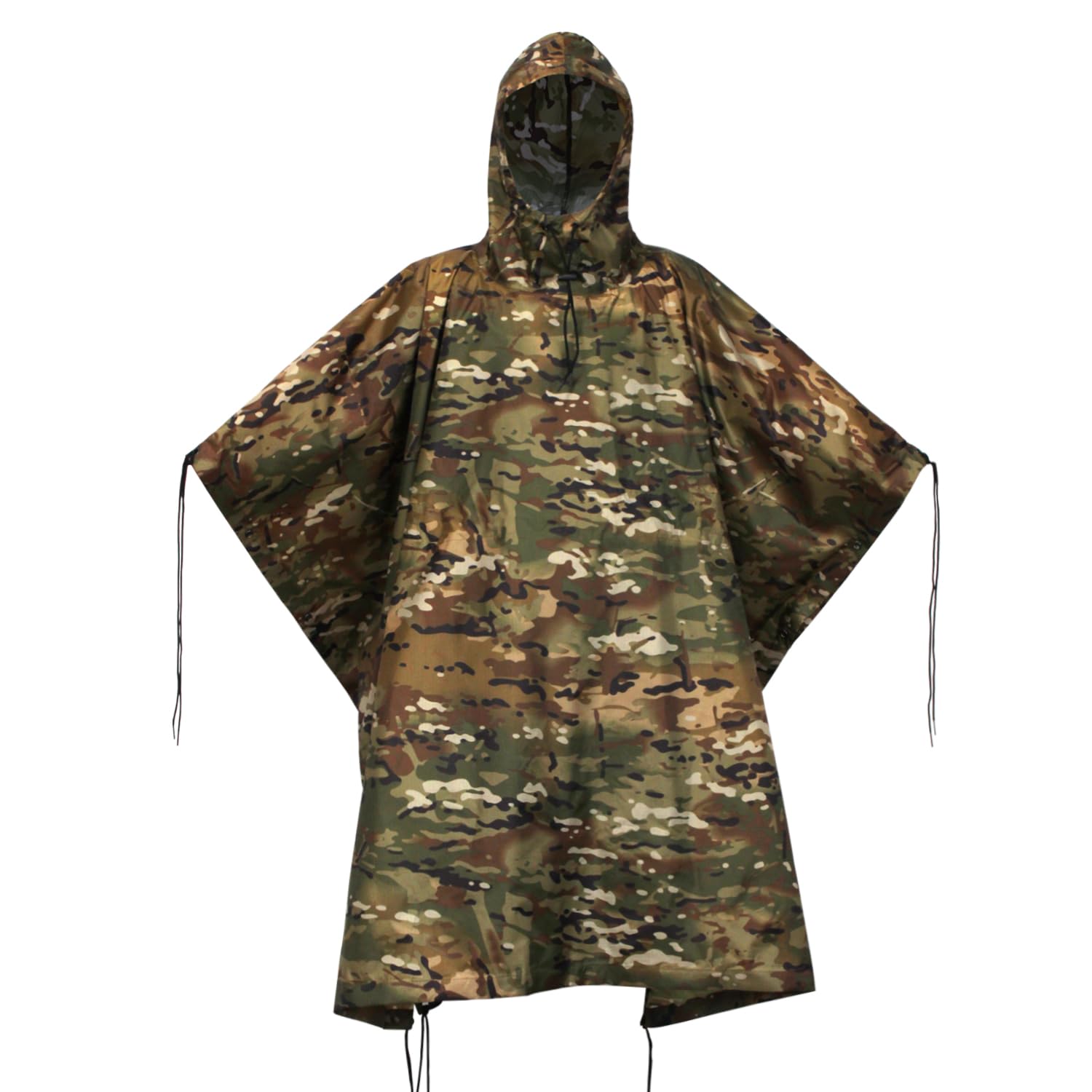 WINWAY Military Rain Poncho Camouflage Poncho Waterproof Lightweight Raincoat for Outdoor Hunting Hiking Camping
