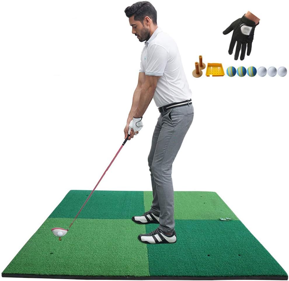 tee da golf per il tappeto di pratica
