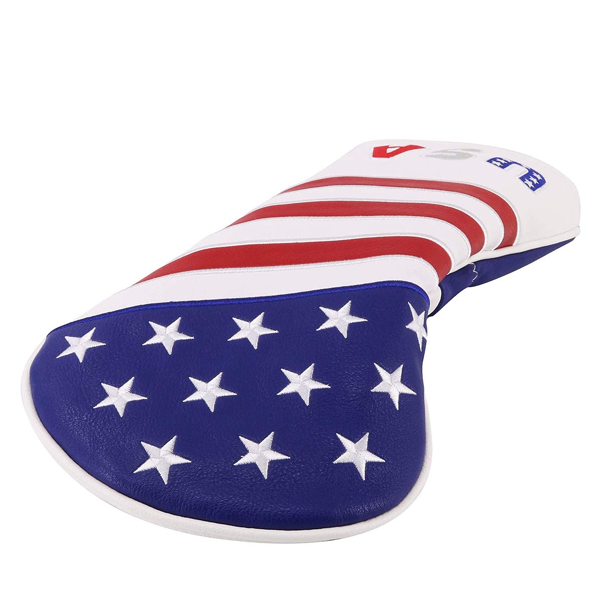 Craftsman Golf Red/White/Blue USA Flag Driver Fairway Wood Hybrid Cover Headcover Blade Mallet Putter Cover