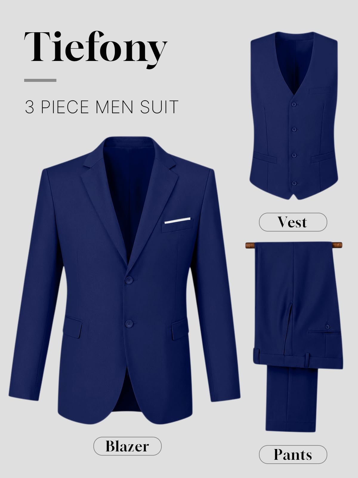 Herren Ztfb003 Business-Anzug Hosen-Set