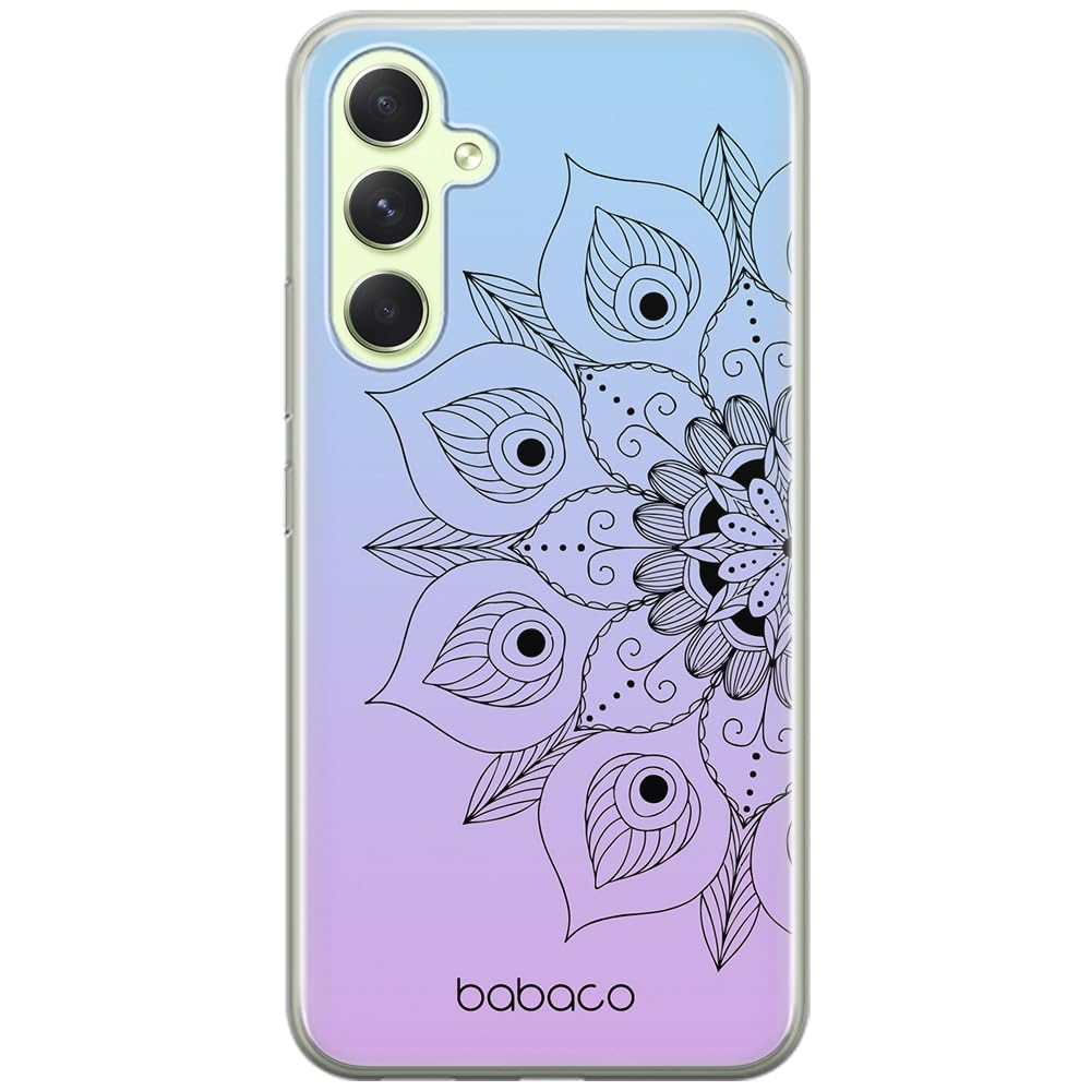 Babaco ERT GROUP mobile phone case for Samsung A54 5G original and officially Licensed pattern Mandalas 001 optimally adapted to the shape of the mobile phone, case made of TPU