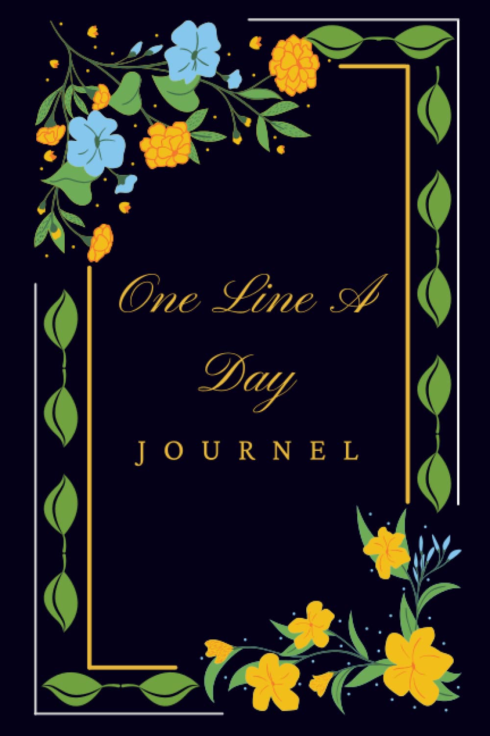 One Line a Day Journal one year: One sentence a day notebook diary for daily reflections, journaling and memories , Dated and Lined Book, 6x9inches 100 pages