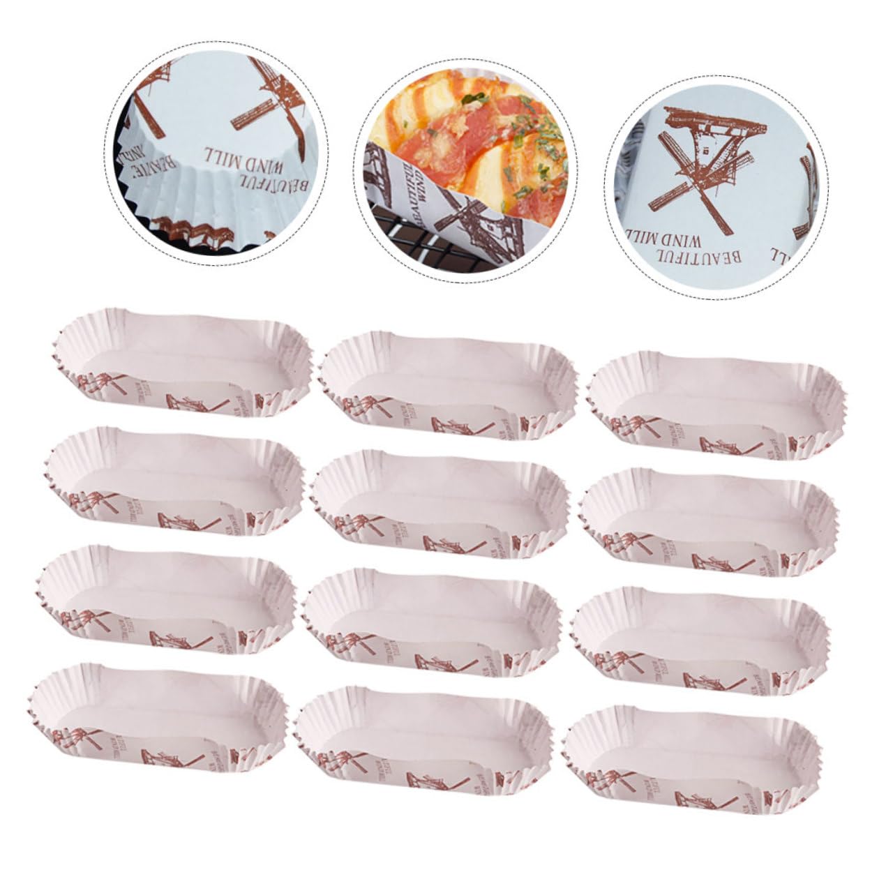 600pièces Caissettes à Papier Décoratives Moules à Gâteaux Jetables Pour Fêtes Maison Pratiques Et Anti-graisse