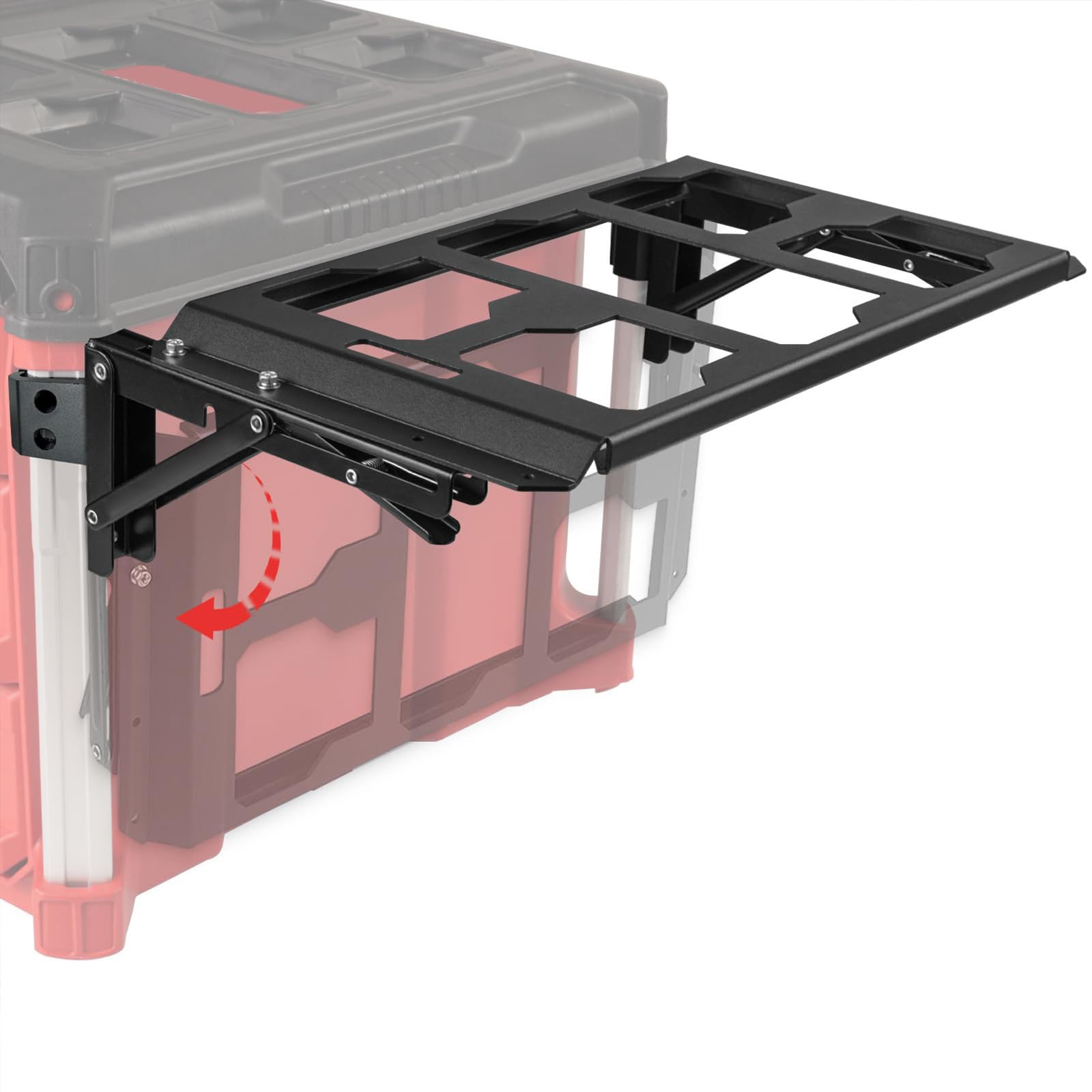 Tavolo da lavoro in alluminio rinforzato progettato per cassette portautensili regolabili con funzione pieghevole portautensili antiruggine