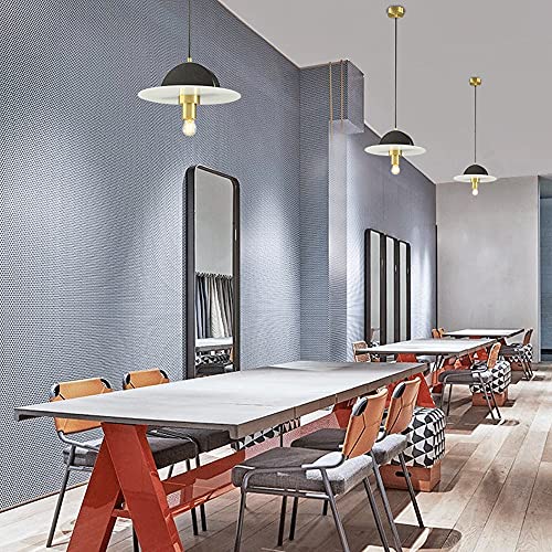 Suspension marbre gris E27 pour chevet et chambre moderne