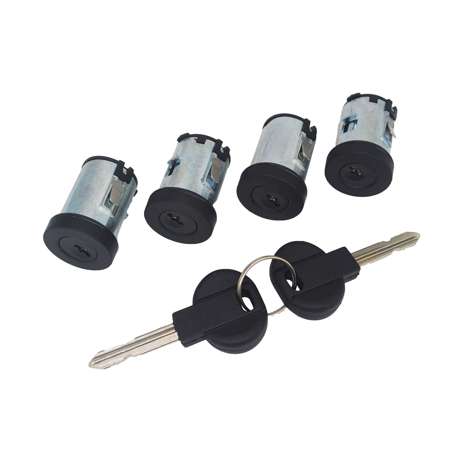 KASturbo Barrel Door Locks Keys Set for P-eugeot Expert C-itroen Dispatch (4 Locks &2 Keys) 9170.AY 4162.C9