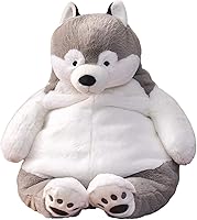 Vista 1 de ronivia Husky - Animales de peluche con peso, 17 pulgadas, 3.5 libras, juguete de peluche de perro Husky con peso grande, regalo para niños y niñas