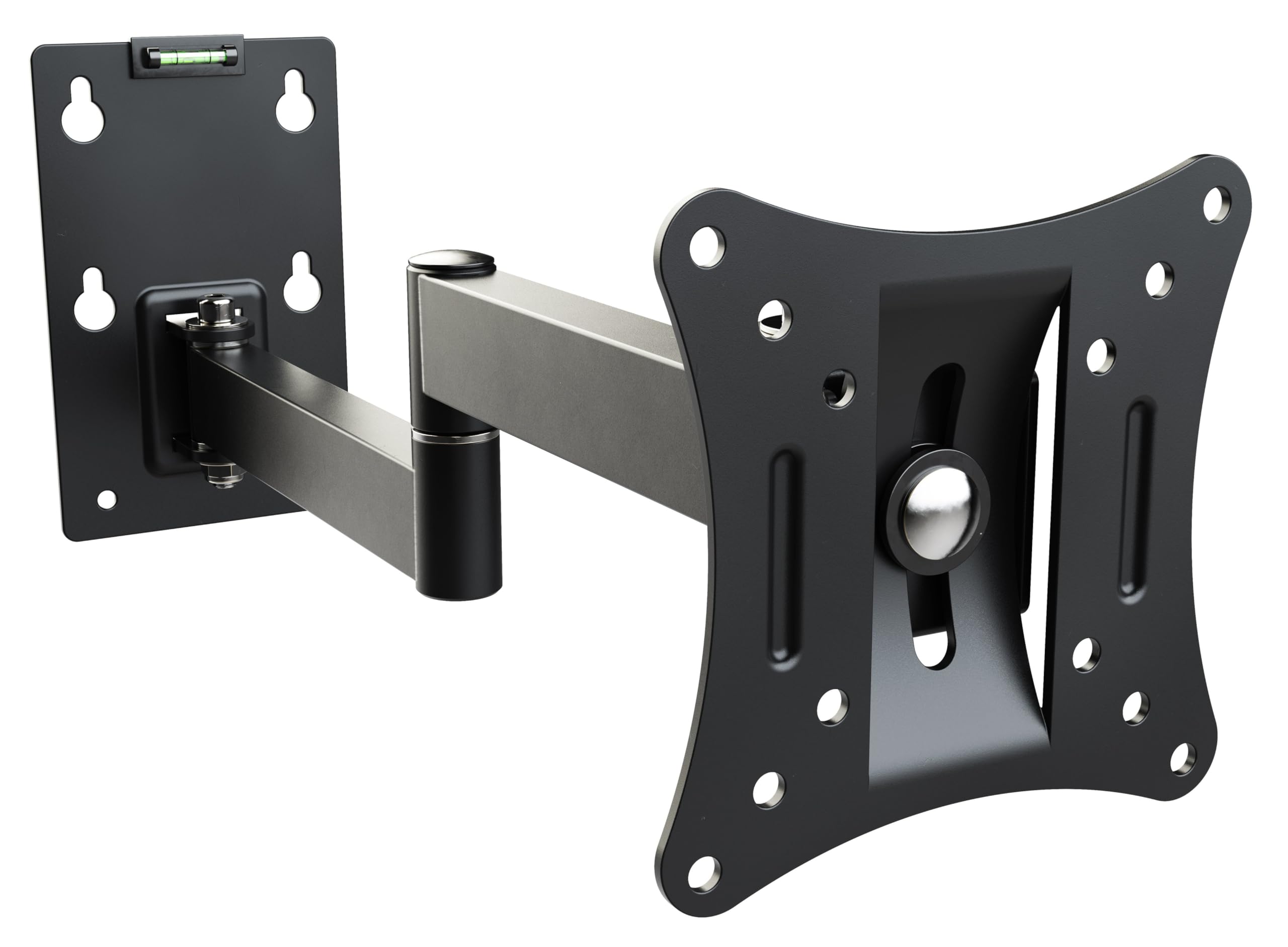 RICOO R02-11 Supporto TV da parete Staffa TV 13-34 pollici per 13 34 pollici girevole inclinabile fino a 20 kg max VESA 100x100 | Supporto per TV da parete, orientabile, VESA 75 x 75, 100 x 100, supporto per monitor curvo