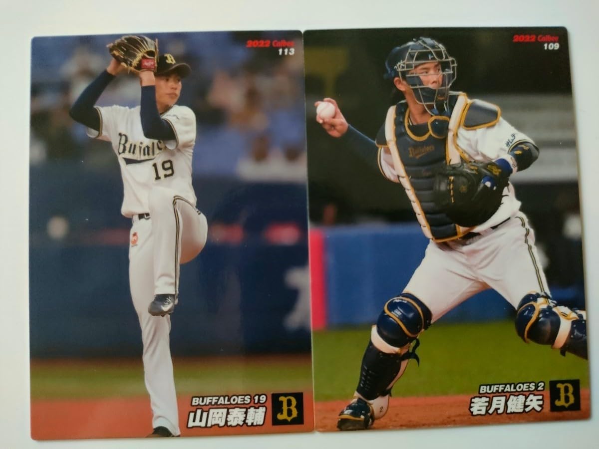 Amazon.co.jp: オリックス バファローズ 若月健矢 捕手& 山岡