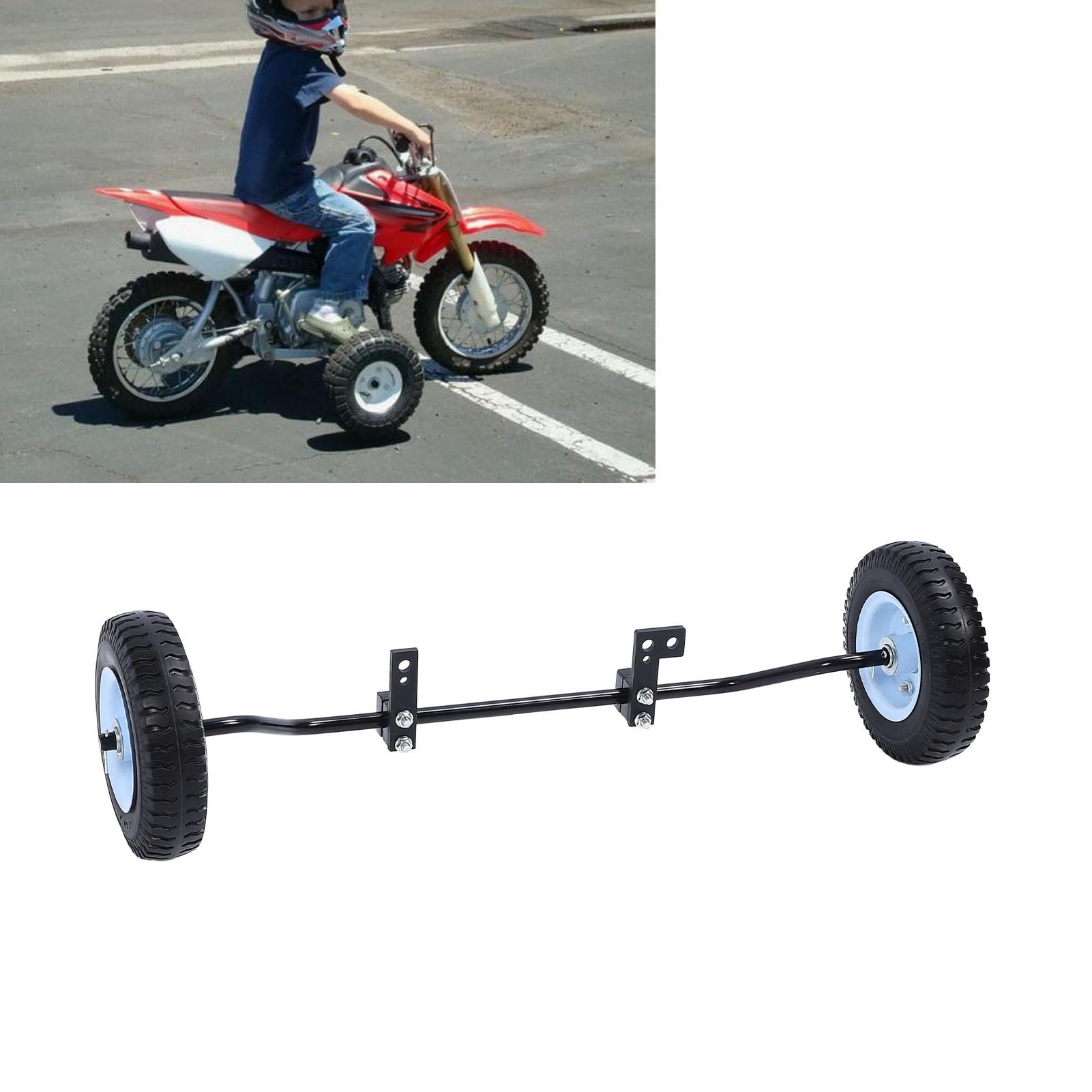 Fabater Ruedas de Entrenamiento de Moto de Cross, Ruedas Todoterreno de 8 Pulgadas para MX500 MX125 MX400 MX500, para CRF50 XR50 CRF50F Z50 Z50R y la Mayoría de Motocicletas de 50