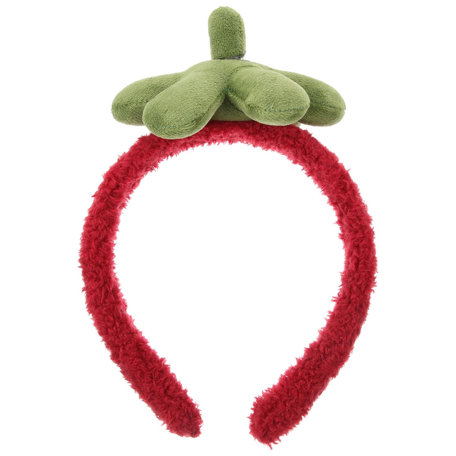 VALICLUD Strawberry Shampoo Strip Headband Spa Hair Band Spa Hairband Girl Coral Fleece Accessories Cuff, Multi