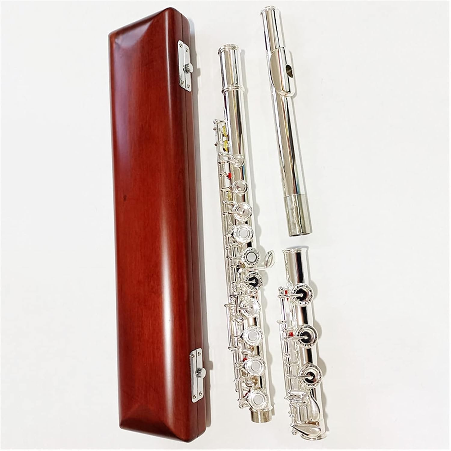 Student Flute Silver Plated Flutes Nickel Silver Key Split