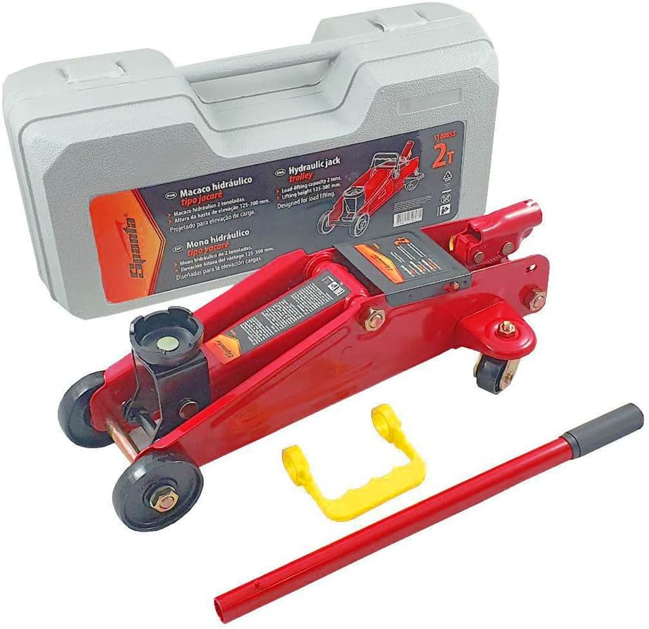 Macaco Hidráulico Tipo Jacaré 2 Toneladas Elevação 135-300mm Sparta