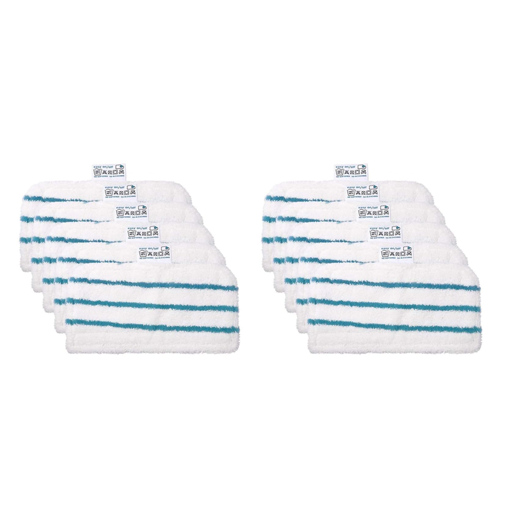 Hndhbfgrt Washable Microfiber Steam-Mop Cleaning Pads Compatible for All Steam Mops, SM1600, SM1610, SM1620 10 Pack