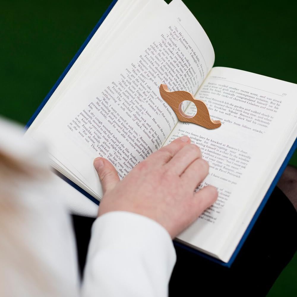 Kytpyi Bague De Lecture, Accessoire Lecture, Millésime Créatif Noyer