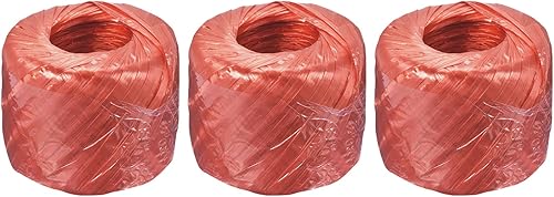 Miniatura 1 de MECCANIXITY Cuerda de plástico de nailon de poliéster para el hogar para embalar manualidades de jardinería, 1,476.4 ft de longitud total, color