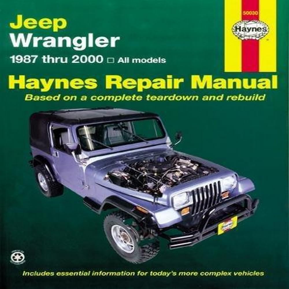 Jeep Wrangler YJ, TJ & JK Petrol 19872011 Haynes Repair Manual