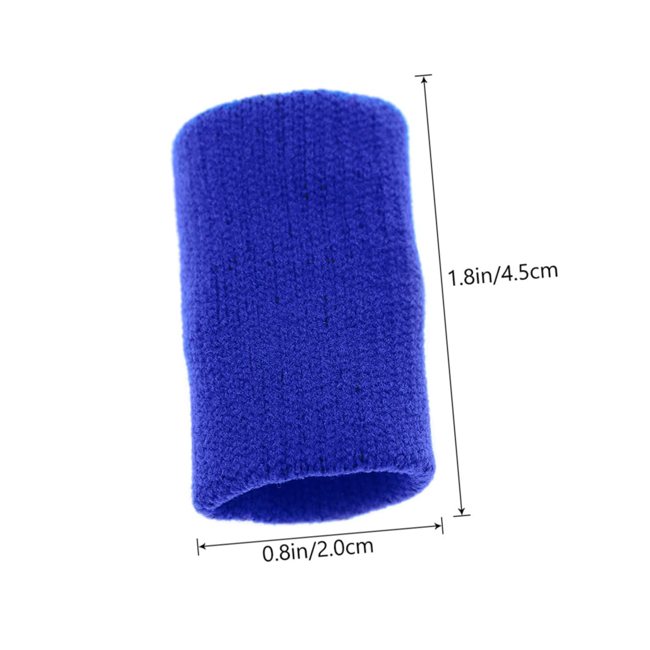 HOLIDYOYO 30pcs Sports Finger Protector Blue Volleyball Thumb Brace Sleeves for Joint Support and Relief Breathable Compression for Racket Sports and Active Play
