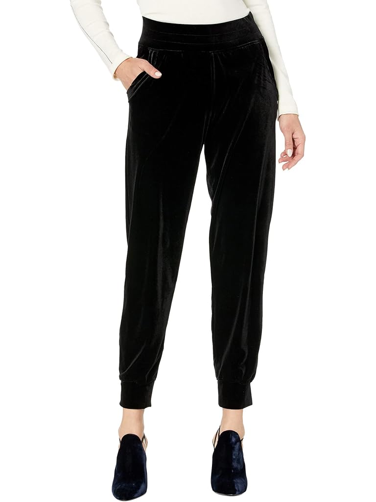 Liverpool Los Angeles Pull-On Stretch Velvet Joggers