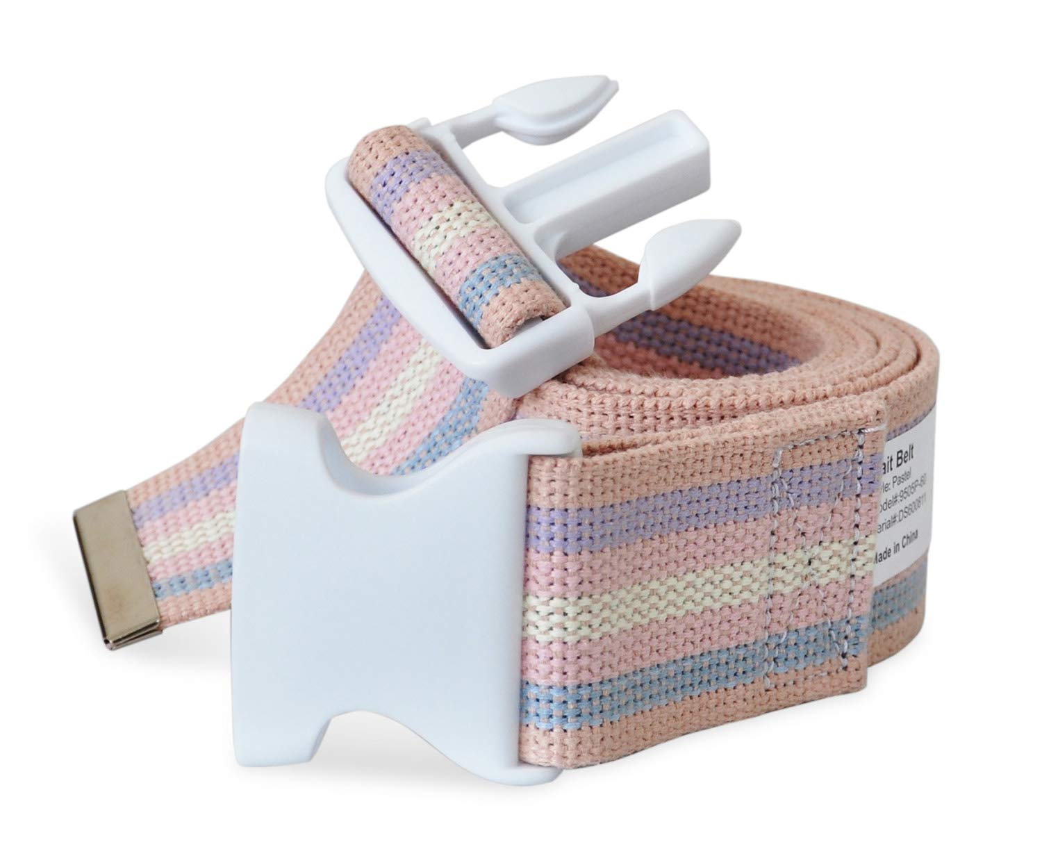 NYOrtho Plastic Buckle Gait Belt - Adjustable Machine Washable Strong and Durable Material Latex Free, Pastel, 54" — Amazon image 7