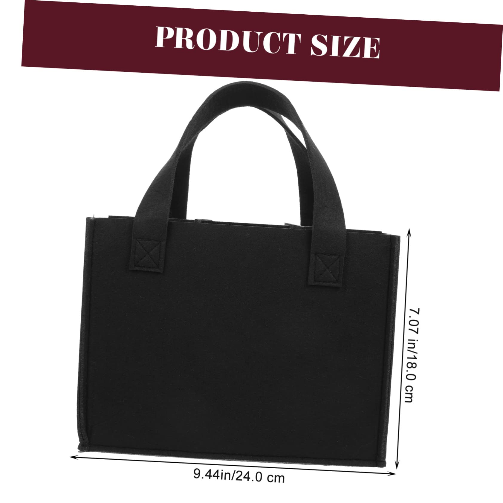 Cabilock Reusable Wine Storage Bag Portable Practical Wine Bottle Carrier for Home Organization Insulated Capacity Sleek Felt for Parties Travel and