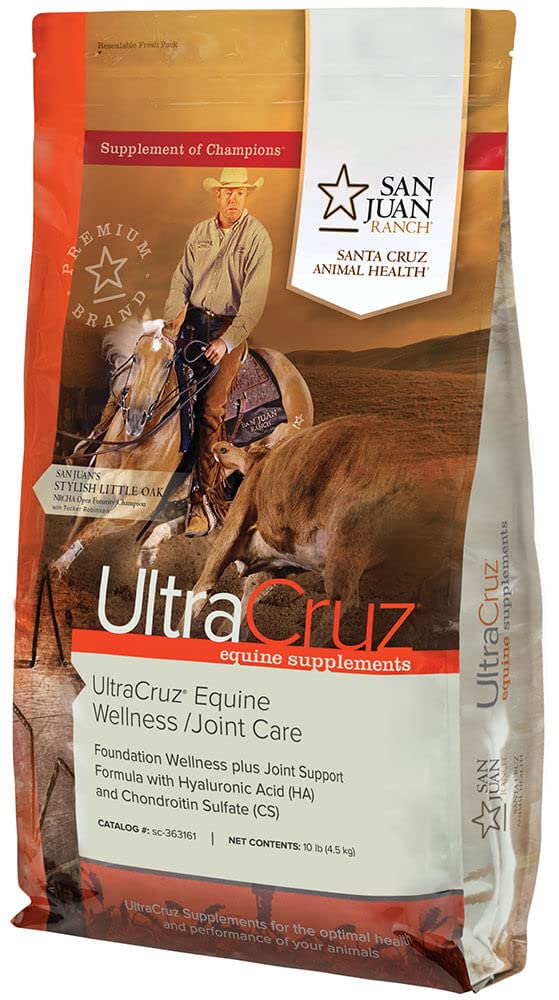 UltraCruz sc-363161 Equine Wellness/Joint Supplement for Horses 10 lb, Pellet (28 Day Supply)