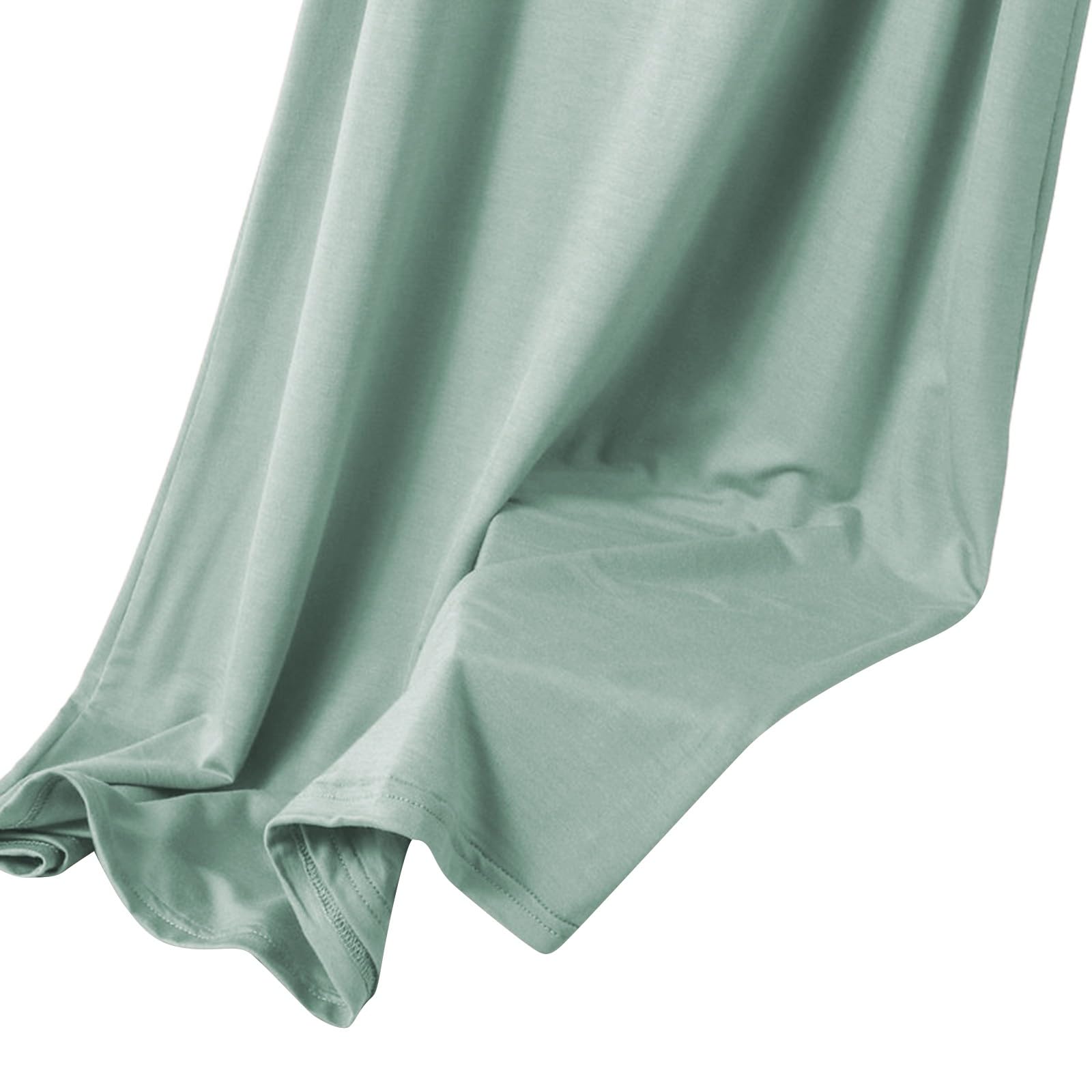 Camisón largo algodón mujer talla grande ajustado tirantes vestido base formal color sólido