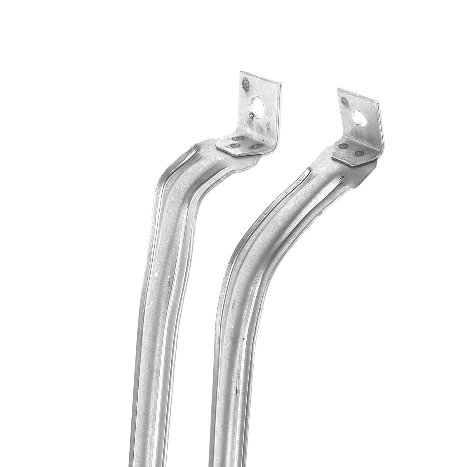 A-Premium Fuel Tank Straps Set For Pontiac Vibe, Toyota Matrix & Corolla (2005-2008) - Satin Coat Steel, 2-Piece - View #8