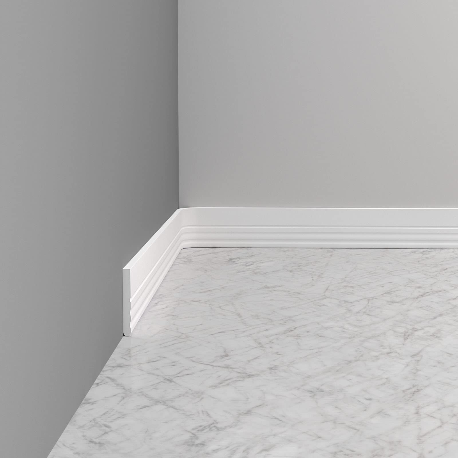 Buy Moleney Flexible Baseboard Trim, Peel and Stick Rubber Molding Trim