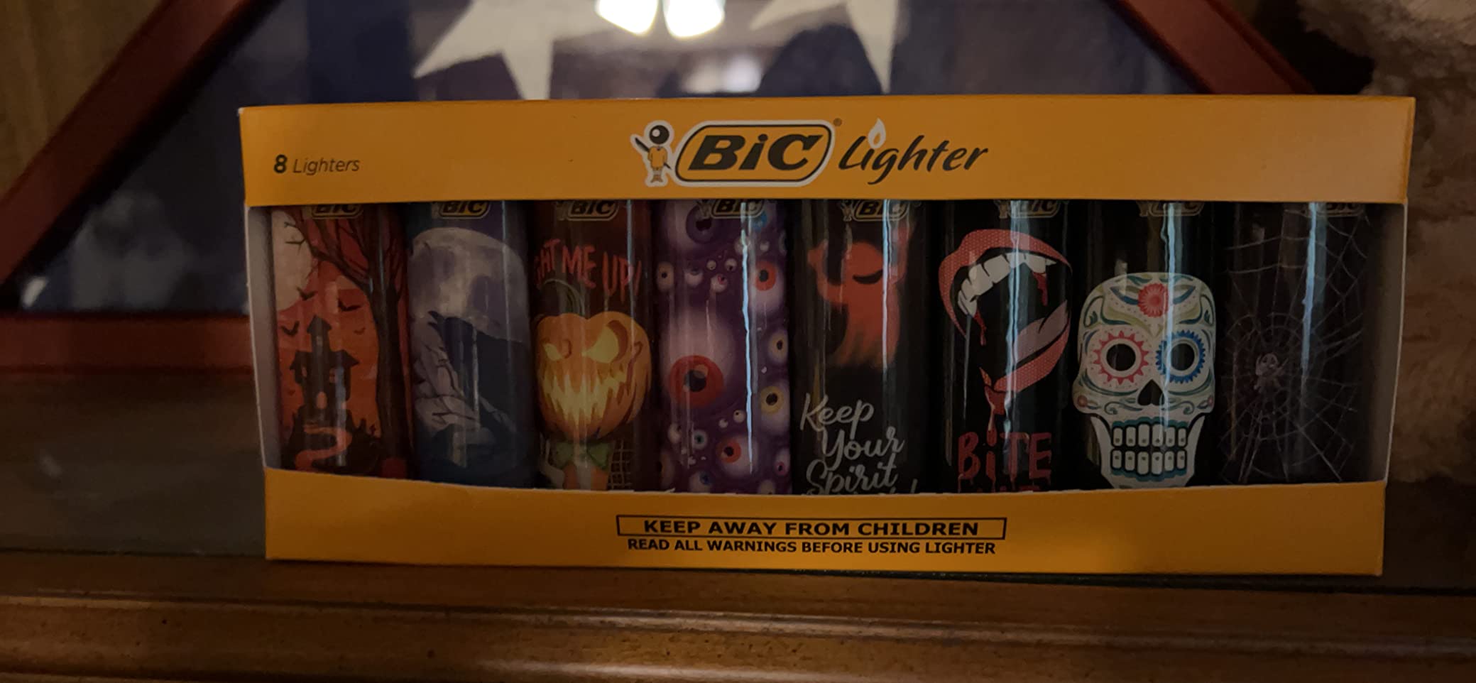 4/mo Finance BIC Special Edition Spooky Series Lighters, Set of 8 Lighters Buy Now, Pay Later