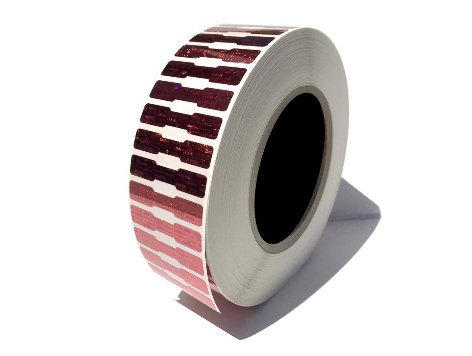 intertronix 1,000 Gold Dog Bone Hologram Sticker TamperMax Tamper Evident Security Label Holographic Seal Sticker, Dogbone Size 1.75" x 0.375" (44mm x 9mm). (Gold)