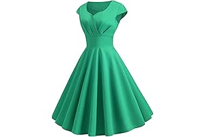 NaRHbrg 1950s Vintage Christmas Dress