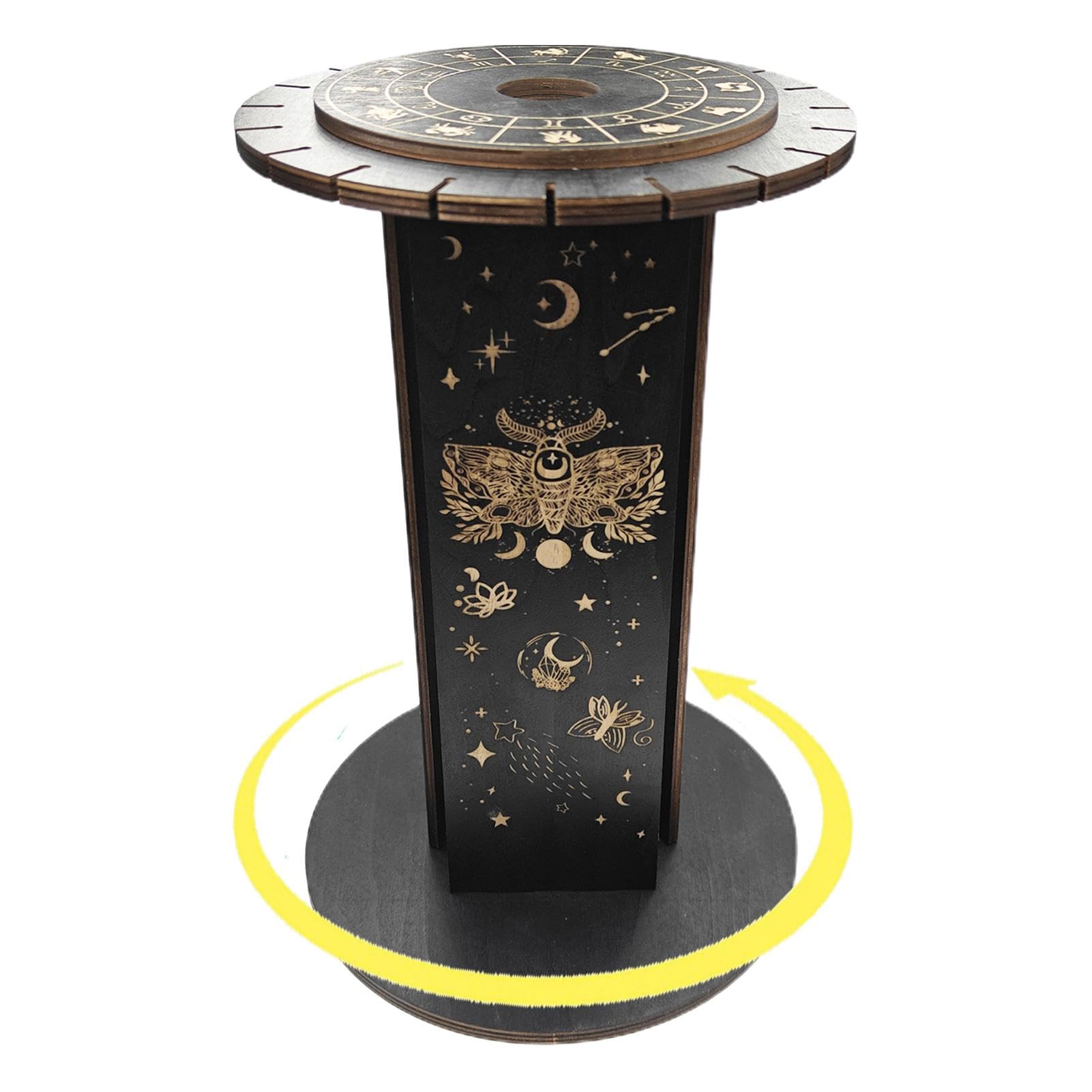 CREATCABIN Pendule Support Cristal Présentoir Pendule Étagère