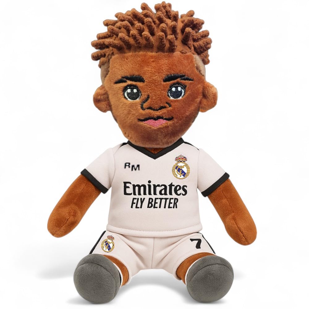 Real Madrid Peluche officielle Vini Jr. Uniforme 2024/25 fan collection