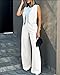 Womens 2 Piece Vest Sets Crop Blazer Vest & Wide-Leg Pants Fashionable Business Pant Suits Office Work Sets A-White