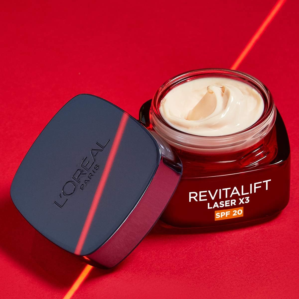 L'Oreal revitalift laser x3 trattamento profondo crema viso anti-età spf 25 50 ml, Bianco, 50 ml (Pack of 1) - Image 4