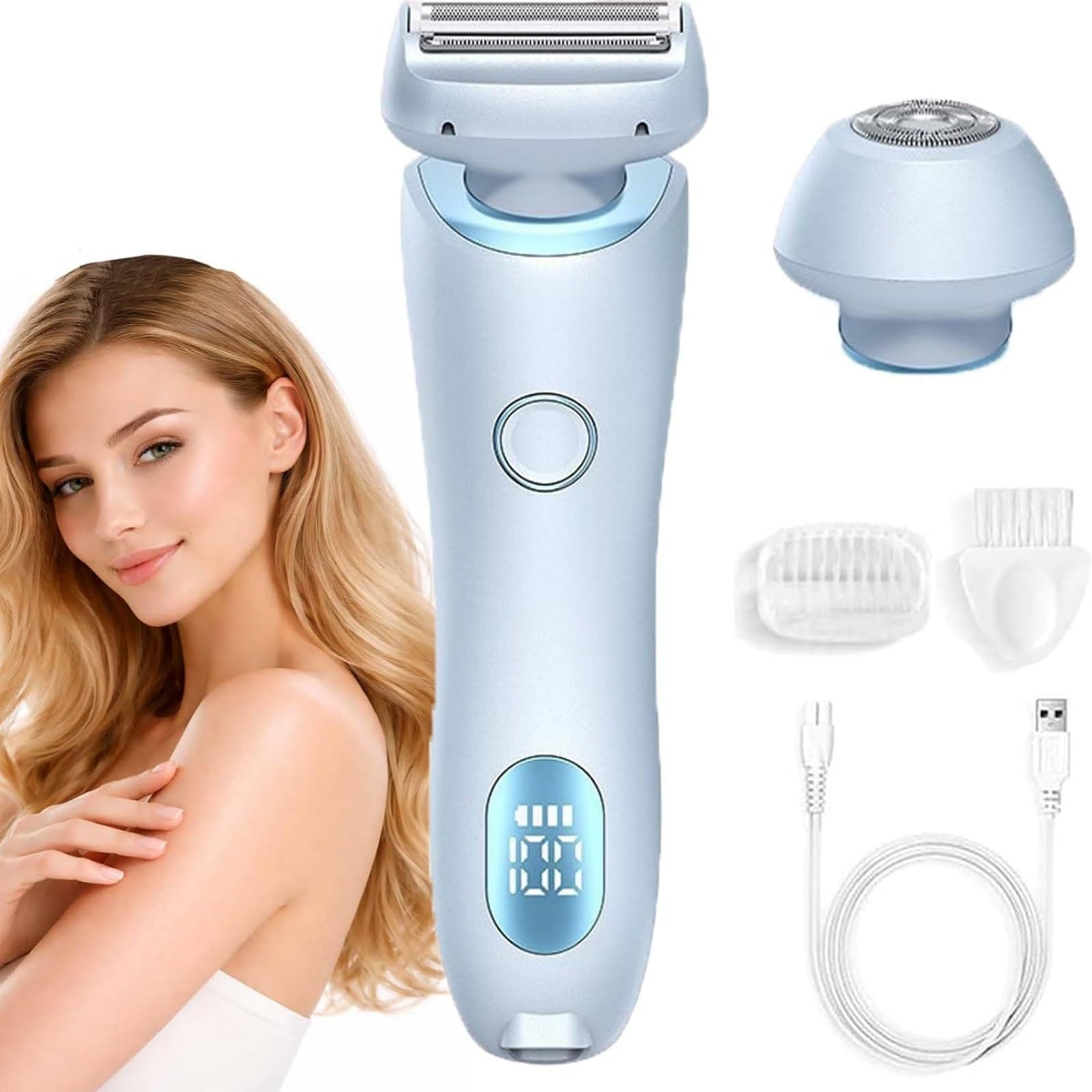 Depilo Luna Pro Sommer Set,IPX7 2 en 1 Wasserdichter
