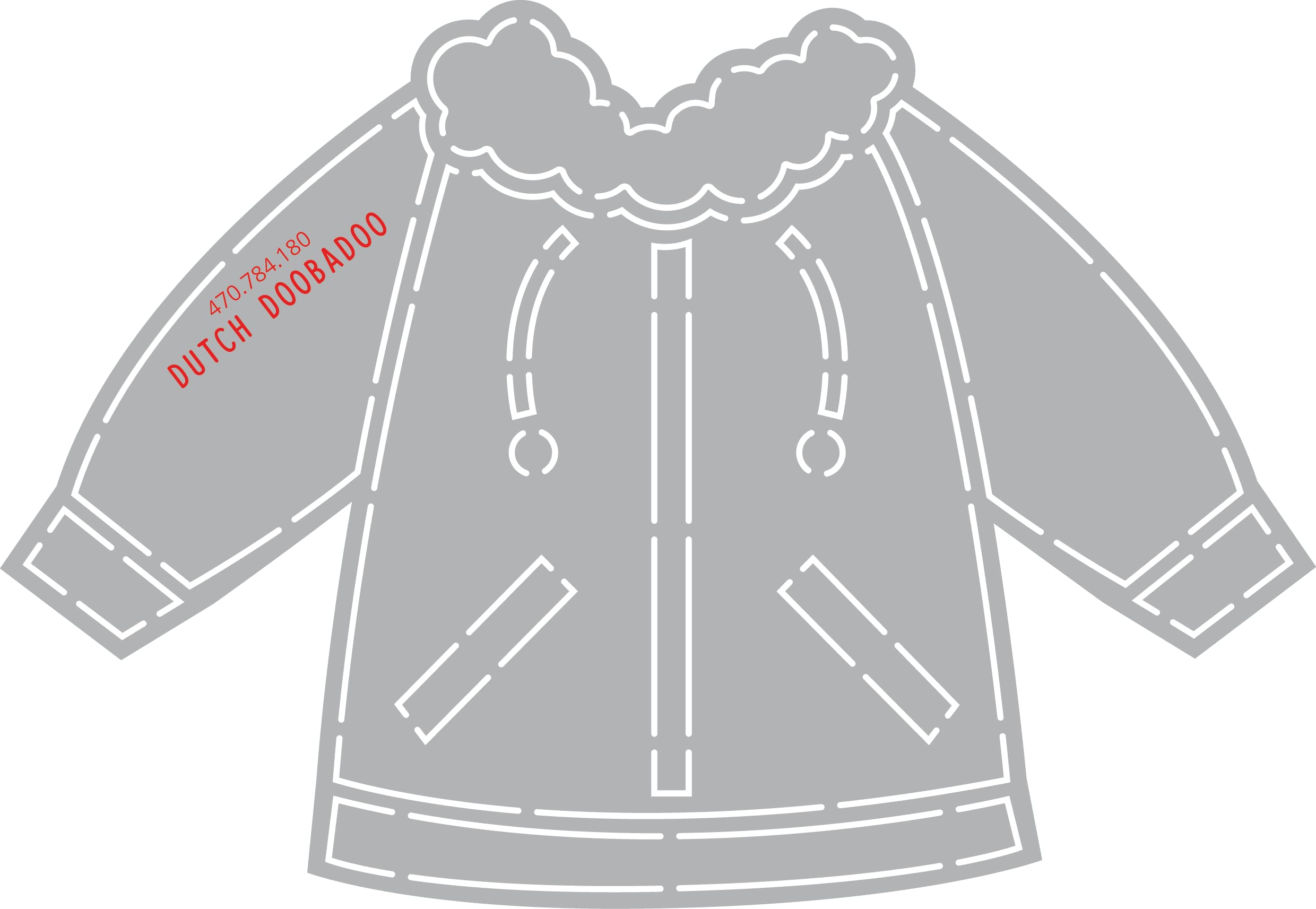 Dutch Doobadoo DDBD Card Kerstjas A5