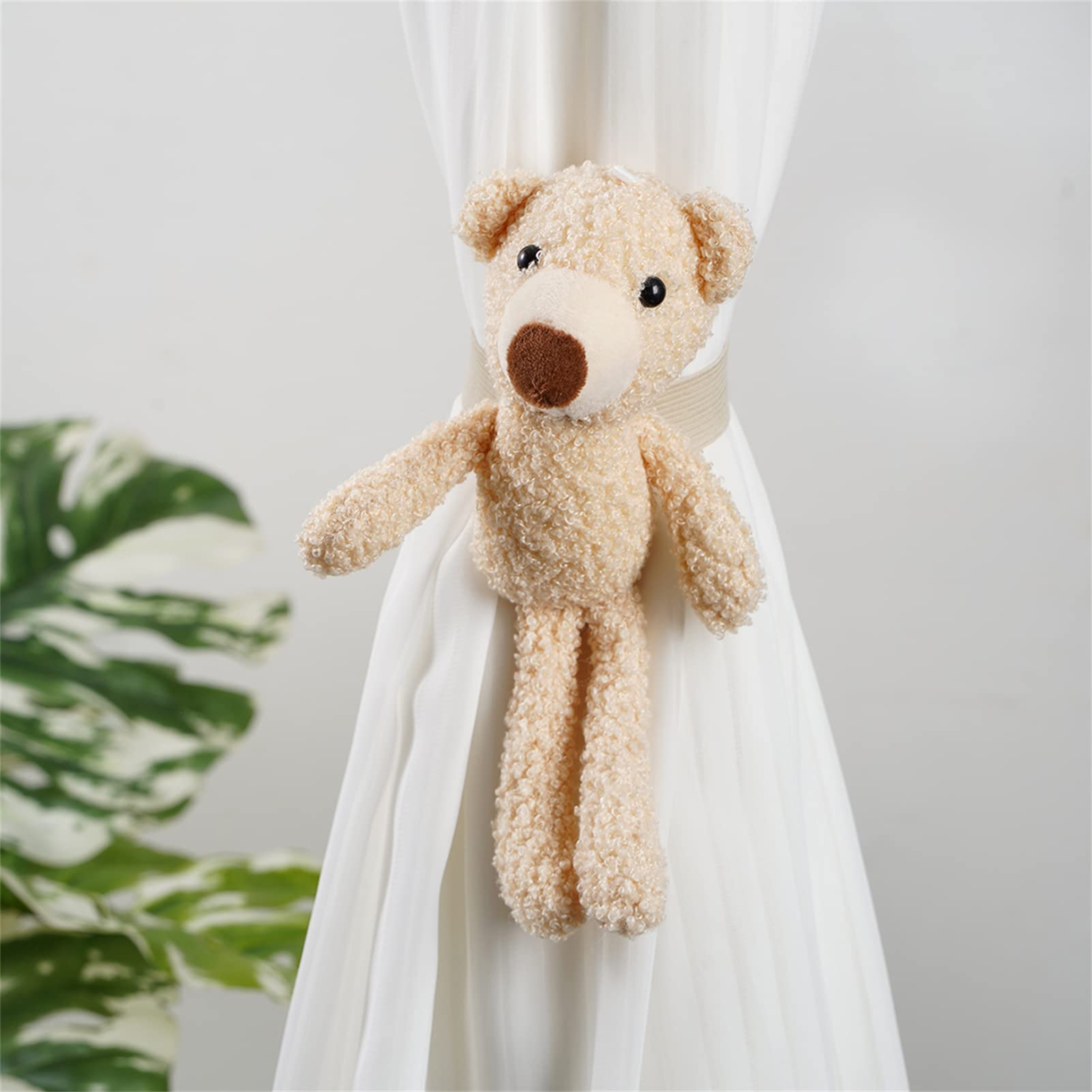Staffe per aste per tende - 2 pezzi - Ganci decorativi per aste