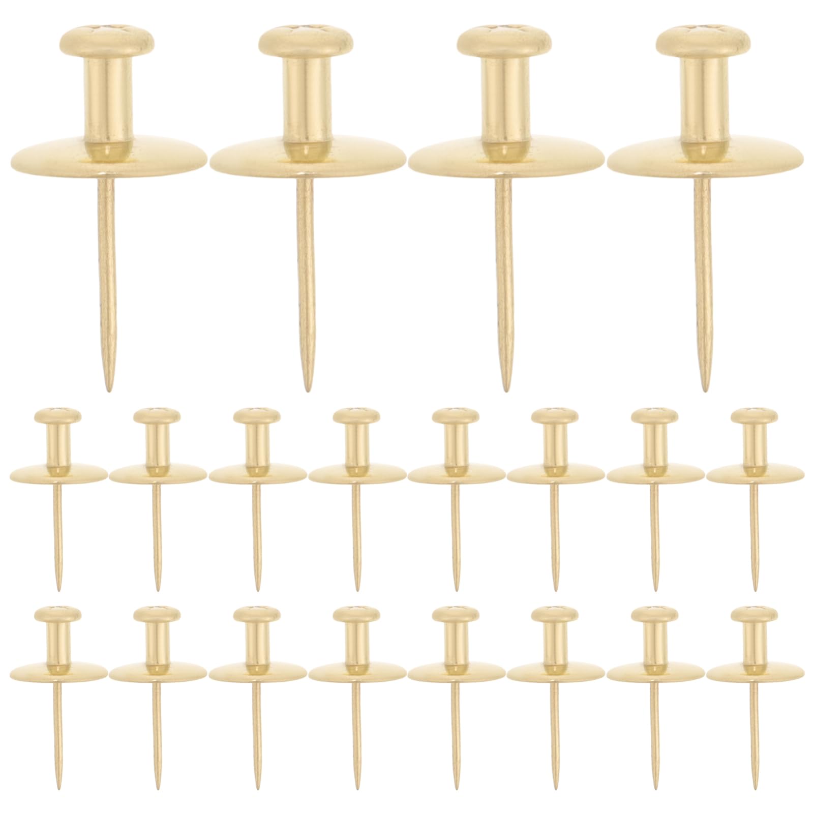 Gadpiparty 20piezas Clavos De Colgar Para Pared Clavos De Metal Para Fotos Push Para Clave y Decoración Práctico y Funcional