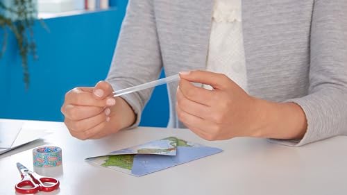 tesafilm eco & clear - Umweltfreundliches Klebeband - Klebestark, lösungsmittelfrei und alterungsbeständig - 10 m x 15 mm - 10er Pack
