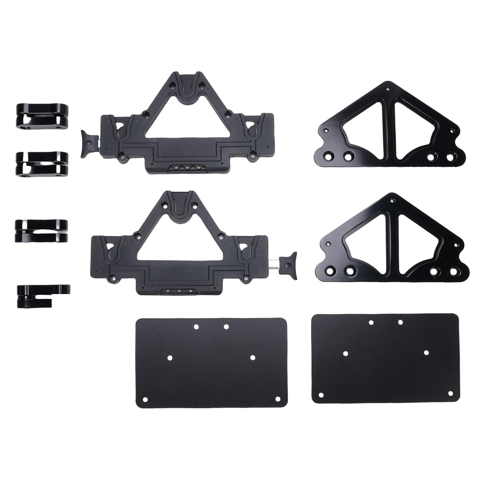 Motocicleta Saddlebag Rápida Liberación de Montura Aleación de Aluminio Prueba Meteorológica Reemplazo de Estabilidad Mejorada para Shadow Saber VLX VT750