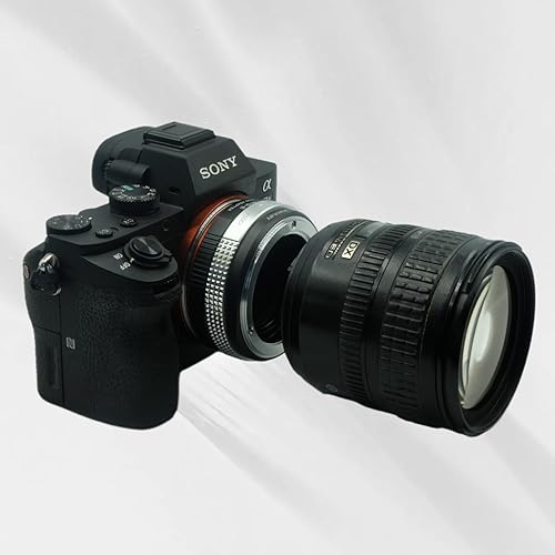 Miniatura 4 de PHOLSY Adaptador de montaje de lente para lente Nikkor GFAIAISDAF-S Compatible con lente Nikon F (tipo G) a cámara de montaje E (NEX) compatible con