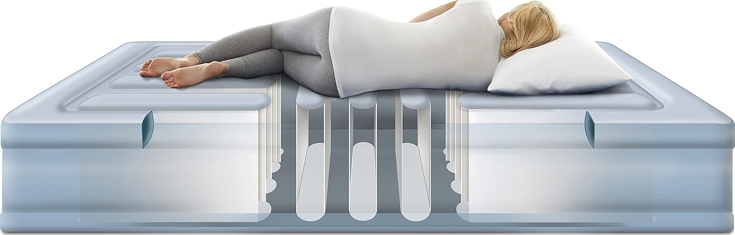 кесилиши view of Beautyrest Silver Supreme Mattress showing internal structure