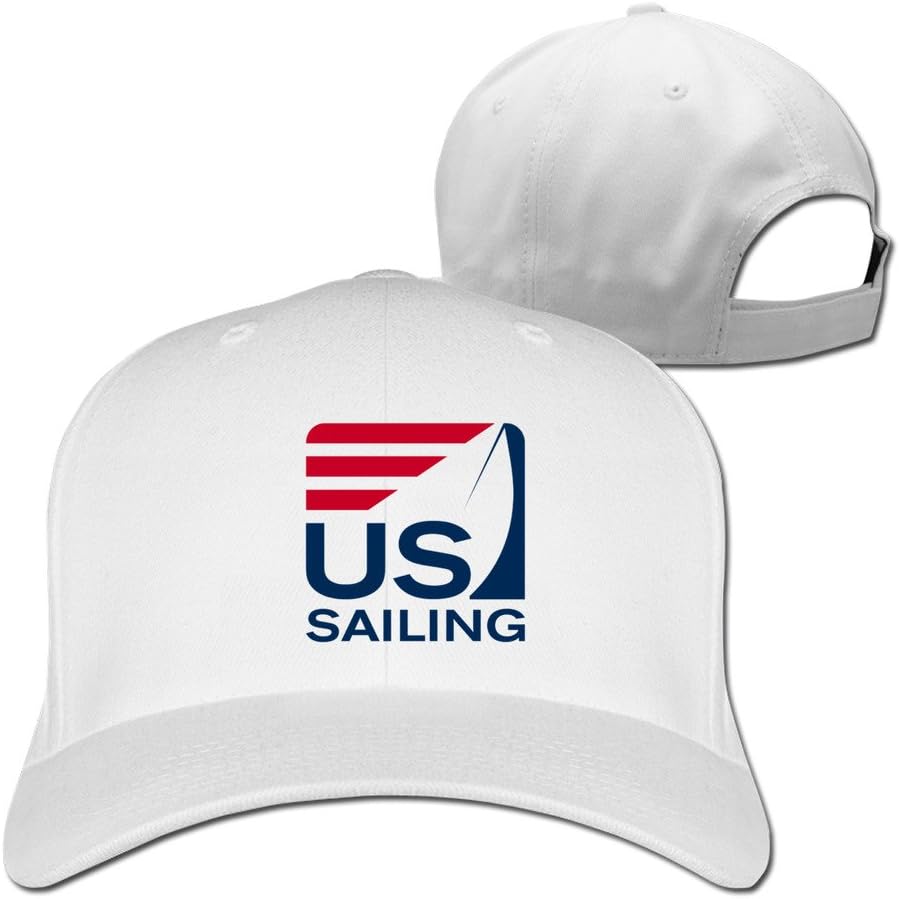 US Sailing Stylish Flat Bill Fitted Cap