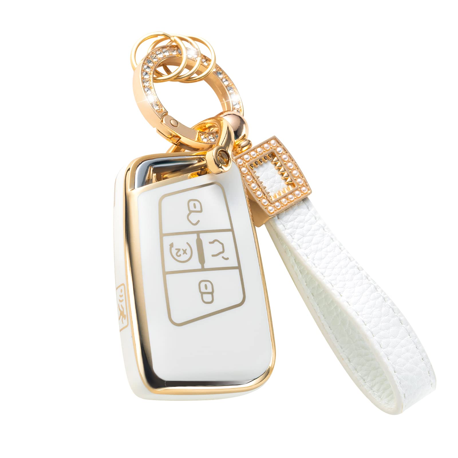 CACARLIKE for VW GT Key Fob Cover