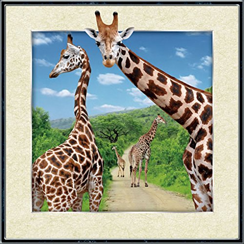 Xu's Home Decor - Giraffe Lenticular 3D Picture Animal Poster Painting Home Decor Wall Art Decor #TOP6